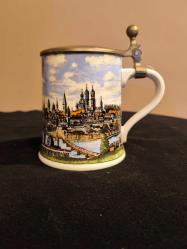 Antika Batı Alman Porselen Tankart Kaiser Damgalı