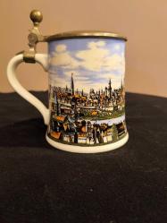 Antika Batı Alman Porselen Tankart Kaiser Damgalı