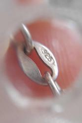 Tasarım gümüş 925 ayar boncuklu bileklik