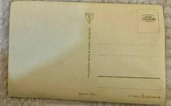 Avrupa Dağ manzara temalı siyah beyaz eski kartpostal