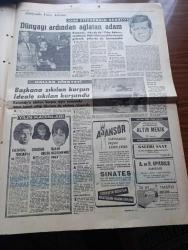 Milliyet Gazetesi - Turkish Newspaper - 1 Ocak 1964 - yeni yıl karikatürleri - Noel Baba Karikatür - bir yılbaşı hikayesi her şerrin sonu hayırdır yazan Adnan Tahir - Grundig radyo - Neşe çikolata şekerleme fabrikası yeni yılınızı kutlar - Zambo ciklet çikolata yeni yılınızı kutlar - yeni yıl için Kehanette bulunan Gürcü bacıya göre 3. Koalisyon ömürlü olacak - tarihin en büyük müneccimi Nostradamusa göre 1964'te Dünyada neler olacak - dünyada yılın adamı John Fitzgerald Kennedy -  Türkiye'de yılın adamı İsmet İnönü - Dallas cinayeti Kennedy'e sıkılan kurşun - mutlu akü yeni yılınızı kutlar - 1964 takvimi - 1964 yılı sizin için acaba nasıl geçecek - Pirelli yeni yılınızı kutlar - sinema dünyasının meşhurlarından seçme sözler - Sophia Loren - Anita Ekberg - yılın kadınları Valentino Tereşkova Christiane Keeler ve Bayan Ngo Dinh Nhu - apikoğlu kardeşler yeni yılınızı kutlar - 20 21 Mayıs rejime karşı bir hareket - Talat Aydemir Adalet huzurunda fotoğraf - Sümerbank