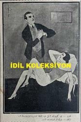 Osmanlıca Akbaba Mizah Dergisi-Gazetesi, Orijinal Dönem Basım, (Ottoman Magazine-Newspaper) - 29 Kasım 1923 - Sayı: 103 - Rumi: 29 Teşrin-i Sani 1339 - Hicri: 19 Rebiülahir 1342 - Düyun-ı Umumiye Temalı Karikatür: Osmanlı Saltanatının Türkiye Cumhuriyeti'ne Son Mirası - Laklakiyat: Ankara'ya Mektup 