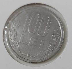 1994 ROMANYA 100 LEY ORİJİNAL MADENİ PARASI  ÇİL AA1UUU1 NADİRDİR