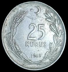1968 25 Kuruş