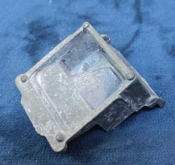 Zinn Malzemeden Mamul Minyatür Daktilo, 40x40 mm