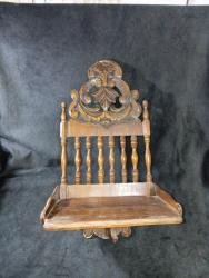 ESKİ DÖNEM AHSAP KAVUKLUK TELEFONLUK