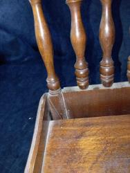 ESKİ DÖNEM AHSAP KAVUKLUK TELEFONLUK