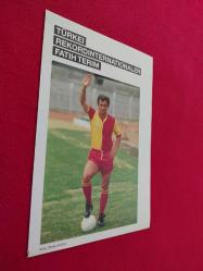 Fatih Terim Galatasaray - 1984 - UEFA İFFHS Dergisi Hediyesi