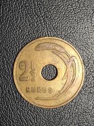 1948 YILINA AİT 2.5 KURUŞ ÇÇT  TCM 5202