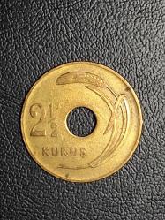 1948 YILINA AİT 2,5 KURUŞ ÇÇT/ÇA  TCM 5556