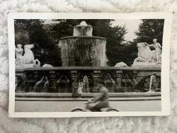 Avrupa Manzara Temalı siyah beyaz gerçek fotoğraf RPPC ufak-boy 5-adet eski kartpostal