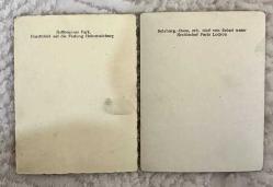 Avrupa Manzara Temalı siyah beyaz gerçek fotoğraf RPPC ufak-boy 5-adet eski kartpostal