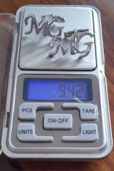 Tasarım gümüş 925 ayar kol duğmesi M G harflı