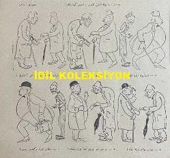 Osmanlıca Akbaba Mizah Dergisi-Gazetesi, Orijinal Dönem Basım, (Ottoman Magazine-Newspaper) - 20 Ağustos 1923 - Sayı: 74 - Rumi: 20 Ağustos 1339 - Hicri: 7 Muharrem 1342 - Karikatürist Ramiz Gökçe'nin Çalışması: Ruslar İstanbul'a Nasıl Geldiler, Nasıl Gidecekler - Laklakiyat: Orada da Başladılar 