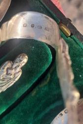 Antika gümüş 925 ayar çay takımı