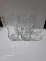 Fanta cam bardak koleksiyonluk 14 cm 4 adet