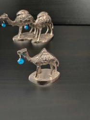 Antika 3'lü Pirinç Deve Süs Figürleri