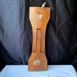 Antika Ahşap Rüstik El Oyması Sofra Altlığı