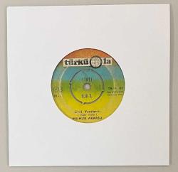 Muhlis Akarsu Gizli Yaralarım - Zalim Kader 45 lik Plak (Orijinal Dönem Baskı Plak)