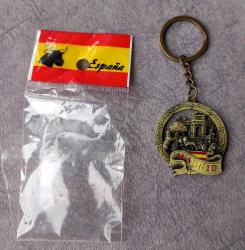 İSPANYA TEMALI ANAHTARLIK.  İSPANYADAN ALINMIŞTIR.  SIFIR.  KOLEKSİYONLUK