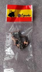 İSPANYA TEMALI ANAHTARLIK.  İSPANYADAN ALINMIŞTIR.  SIFIR.  KOLEKSİYONLUK