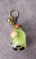 PLASTİK ŞİŞE İÇİNDE AYICIK  ANAHTARLIK SIFIR GİBİ. KOLEKSİYONLUK NADİR