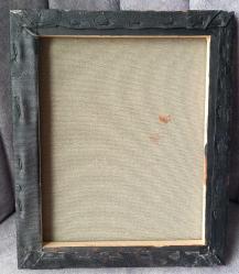 İMZASIZ SOYUT YAĞLIBOYA TABLO.  TUVAL ÜZERİNE RESMEDİLMİŞTİR.  KONDİSYON YÜKSEK ÖLÇÜ:25 X 30 CM