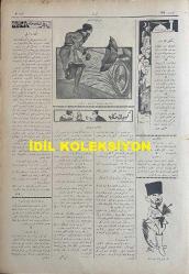 Osmanlıca Akbaba Mizah Dergisi-Gazetesi, Orijinal Dönem Basım, (Ottoman Magazine-Newspaper) - 19 Nisan 1923 - Sayı: 39 - Rumi: 19 Nisan 1339 - Hicri: 3 Ramazan 1341 - Ahmet Münif İmzalı Karikatür: 