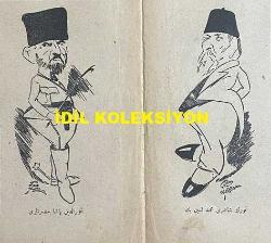 Osmanlıca Akbaba Mizah Dergisi-Gazetesi, Orijinal Dönem Basım, (Ottoman Magazine-Newspaper) - 19 Nisan 1923 - Sayı: 39 - Rumi: 19 Nisan 1339 - Hicri: 3 Ramazan 1341 - Ahmet Münif İmzalı Karikatür: 