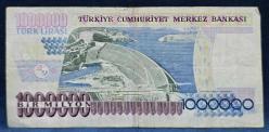 7. Emisyon L61 Serisi 1000000 Lira Temiz