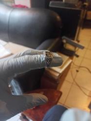 925 ayar Osmanlı tuğralı taşsız yüzük çap 20-21