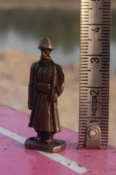 Minik pirinç Subaşı Kinder Balaban biblo figür kurşun asker