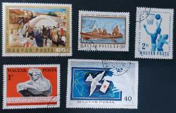 Macaristan damgalı pullar lotu