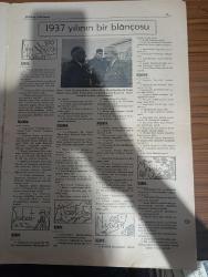 Ulus 1938 Gazetesi - Turkish Newspaper - 1 Sonkanun (Ocak) 1937 - 1938 takvimi - 1937'den 1938'e girerken yazan Ahmet Şükrü Esmer - 1937 yılının bir bilançosu - İsmet İnönü başbakanlıkta istifa etti ve başbakanlığa Celal Bayar tayin edildi fotoğraf - Rusya'da Troçki taraftarlığı yapmak sebebiyle birçok kişi kurşuna dizildi - dış bakanımız Doktor Tevfik Rüştü Aras Milano'da Kont Ciano ile konuştu - İsmet İnönü Londra'da taç giyme töreninde bulundu - Atatürk General Metaksas'a bir mesaj gönderdi - Büyük Şair Abdülhak Hamid öldü - Türkiye'nin her tarafında Hatay zaferi kutlandı - Sadabat paktı imzalandı -  Milletler cemiyeti Hatay statüsünü ve anayasasını kabul etti - müzelerimiz - Türk ve İslam eserleri müzesi - Topkapı sarayı - boyuna göre kilo ağırlığı ne olmalı - uzun ömür ilaçları - yılbaşı gecesinin ertesi günü karikatür - Filistin'de kanlı isyanlar oldu - Kamutay Atatürk'ün hükümete direktif veren büyük nutku ile açıldı - Atatürk şark vilayetlerinde ve Tunceli'de bir seyahat yaptı