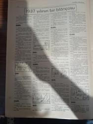 Ulus 1938 Gazetesi - Turkish Newspaper - 1 Sonkanun (Ocak) 1937 - 1938 takvimi - 1937'den 1938'e girerken yazan Ahmet Şükrü Esmer - 1937 yılının bir bilançosu - İsmet İnönü başbakanlıkta istifa etti ve başbakanlığa Celal Bayar tayin edildi fotoğraf - Rusya'da Troçki taraftarlığı yapmak sebebiyle birçok kişi kurşuna dizildi - dış bakanımız Doktor Tevfik Rüştü Aras Milano'da Kont Ciano ile konuştu - İsmet İnönü Londra'da taç giyme töreninde bulundu - Atatürk General Metaksas'a bir mesaj gönderdi - Büyük Şair Abdülhak Hamid öldü - Türkiye'nin her tarafında Hatay zaferi kutlandı - Sadabat paktı imzalandı -  Milletler cemiyeti Hatay statüsünü ve anayasasını kabul etti - müzelerimiz - Türk ve İslam eserleri müzesi - Topkapı sarayı - boyuna göre kilo ağırlığı ne olmalı - uzun ömür ilaçları - yılbaşı gecesinin ertesi günü karikatür - Filistin'de kanlı isyanlar oldu - Kamutay Atatürk'ün hükümete direktif veren büyük nutku ile açıldı - Atatürk şark vilayetlerinde ve Tunceli'de bir seyahat yaptı