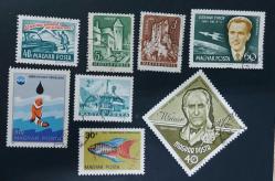 Macaristan damgalı pullar lotu