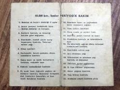 Oto Klinik Servisi - Ali ALYÜRÜK / Periyodik bakım kartı - BAKIRKÖY / Kartadres