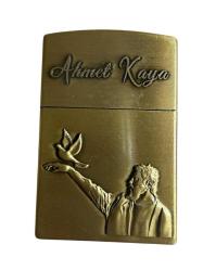 Ahmet Kaya Pirinç Sarısı Gazlı Metal Çakmak ÇMK039