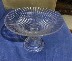 Bakaji Paşabache, büyük pasta tabağı, salata kasesi, servis tepsisi balık, cam, küçük kase,