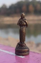 Minik pirinç biblo Athena Hera figür kadın Yunan mitolojisi temalı