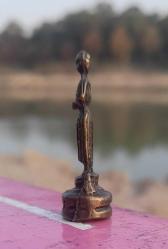 Minik pirinç biblo Athena Hera figür kadın Yunan mitolojisi temalı