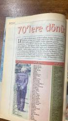 RADİKAL İKİ PAZAR DERGİSİ - 8 ŞUBAT 1998 SAYI:70 SEMRA SOMERSAN - ÜMİT KIVANÇ - YILDIRIM TÜRKER - NİLGÜN TOPTAŞ - RAHMİ BATUR - ASU MARO - CEYLAN ÖZERENGİN GAİTANİDOU - AYDIN DOĞAN - MEHMET Y. YILMAZ - TUĞRUL ERYILMAZ - YAZGÜLÜ ALDOĞAN - SEVİN OKYAY - ESEN KAROL - HALE ÇEVİKOĞLU - MİYASE BÜLBÜL - AKGÜL AKBULUT - NEVRİYE SEVİNÇ - GÜLÜMSER İŞÇELEBİ - BİNAZ AVCI  SOYADLARI ÜNLÜ VE ESKİ YÜZLERİ YENİ - ‘70’LERE DÖNÜŞ MODASI BAŞLADI - KÜRTÇE’Yİ YASAKLAMAK - BÜYÜK ARAŞTIRMA - DEMOKRATİK PORNO - YENİ DÜNYA PİSLİĞİ - ESKİ ADLARA YENİ YÜZLER - “PEXWAS” İSTANBUL’DA - BEST DEĞİL MEST - YAŞLI ADAM VE MODA - İSTANBUL’DA MOTORSİKLETLİ OLMAK - SEÇMELER - ÇİZGİ - MAĞARA ADAM - 46 SAYFA