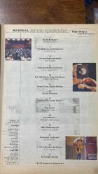RADİKAL İKİ PAZAR DERGİSİ - 12 EKİM 1997 SAYI:53 YILDIRIM TÜRKER – HAKAN ÇELİK – ÜMİT KIVANÇ – CELAL BAŞLANGIÇ – SEMRA SOMERSAN – MUSTAFA KONUR – MEHMET KENAN KAYA – YAZGÜLÜ ALDOĞAN – SEVİN OKYAY – ZEKİ COŞKUN – BUKET UZUNER – AYDIN DOĞAN – MEHMET Y. YILMAZ – TUĞRUL ERYILMAZ – YAZGÜLÜ ALDOĞAN – ESEN KAROL – HALE ÇEVİKOĞLU – YEŞİM ÇOBANKENT – ASU MARO – NİLGÜN TOPTAŞ – ARSAL TÜZÜNER – SEDEF İPER – ENDER YAKŞİ  MİLLET MECLİSİ BAŞKANINI ARIYOR – MENDERES, KALEMLİ VEYA ÇETİN OLMASI NE FARK ETTİRİR? – SİLAHLANMA ŞAMPİYONU TÜRKİYE – HER ŞEYE RAĞMEN DİYARBAKIR – İÇ SAVAŞ AKSESUARLI AŞK ROMANI – EŞCİNSEL EBEVEYNLER – BİZE NE BU MAÇTAN – TÜRK SİLAH PAZARI İŞTAH KABARTIYOR – YAPILMAMIŞ BİR RÖPORTAJIN DAVASI – SEN YEŞİL KARINCA HEMEN ÇEKİL KENARA – HERŞEYİ GİYİYOR HERKESİ GİYDİRİYOR – KULLANIMA HAZIR SATILIK ÖDEVLER – TÜRK UÇUYOR – KAYIP ARANIYOR – FİLLER ÜLKESİNİN LEZZETİ – SONBAHARDA CAZ DİNLENİR – İYİ Kİ DOĞDUN RED KİT – ÇİZGİ – SEÇMELER – MAĞARA ADAM  - 32 SAYFA
