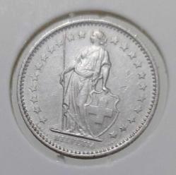 1979 İSVİÇRE ½ (YARIM) FRANK ORİJİNAL MADENİ PARASI YY2NN1 ÇOK NADİRDİR