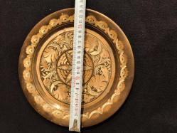 Bakır kalem işçilikli tepsi