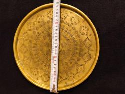 Bakır kalem işçilikli tepsi