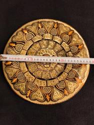 Bakır kalem işçilikli tepsi