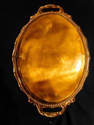 Bakır kalem işçilikli tepsi