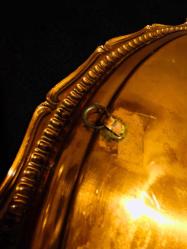 Bakır kalem işçilikli tepsi