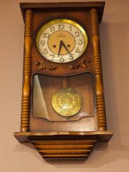 Antika Alman Nacar Duvar Saati